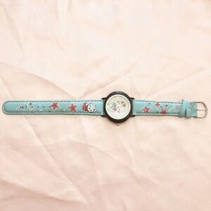 5/$15 MUST BUNDLE Hello Kitty Y2K Kids Blue Star Pattern Watch